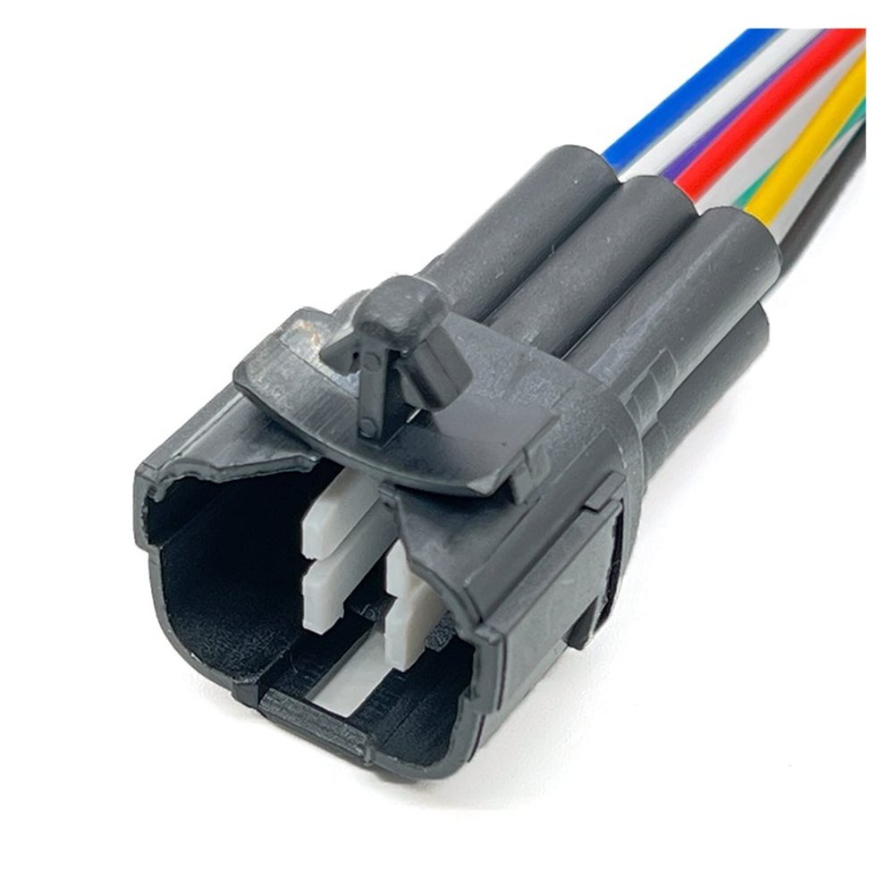 Buxns 6 Pin Sumitomo Car Electronic Waterproof Wiring Harness Plug Connector with Cable 6188-0209 6189-0368(6Pin Male)