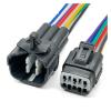 Buxns 6 Pin Sumitomo Car Electronic Waterproof Wiring Harness Plug Connector with Cable 6188-0209 6189-0368(6Pin Male) view 2