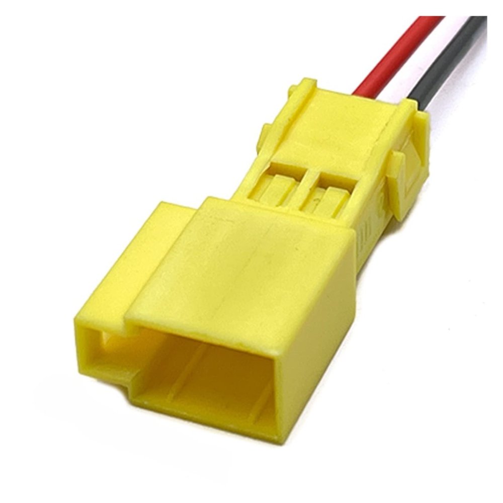 BUIEX 2 Pin 2.8mm Car Inner Chamber Light Plug Wiring Harness Automotic Male Female Electronic Connector 191906231A 1H0906712 Compatible with VW (Color : 2Pin Male, Size : 5Pcs with 15cm Wire)