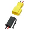 BUIEX 2 Pin 2.8mm Car Inner Chamber Light Plug Wiring Harness Automotic Male Female Electronic Connector 191906231A 1H0906712 Compatible with VW (Color : 2Pin Male, Size : 5Pcs with 15cm Wire) view 3