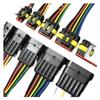 Buxns Dj7021-1.5 Compatible with Automobile Harness Connector 2/3 / 4/5 / 6-pin Motorcycle Cable Adapter Waterproof Wire Length 15cm(3p Strip line,1sets) view 2