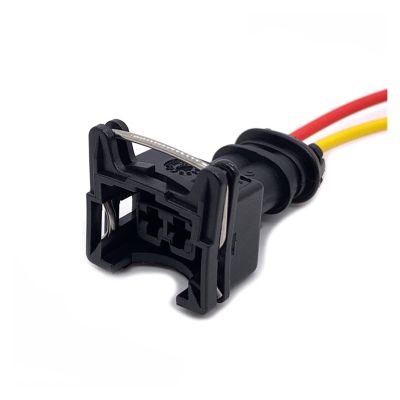 BUIEX 2 3 4 5Pin 3.5MM AMP Tyco Sealed Fuel Injector EV1 Car Connector Wire Harness Lgnition Coil Plug DJ7035-3.5-21 DJ7042Y-3.5-21 (Color : 2P Wire Harness, Size : 1 Set)