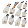 BUIEX 2 3 4 6 9 Pin 2.8mm Motorcycle Electrical Car Connector Wiring Harness Plug with CableNylon Flame Retardant Rubber Sleeve(3Pin Female Male) view 2