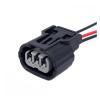 BUIEX 3 Pin HX 040 Sumitomo Auto Adapter Ignition Coil Plug Waterproof Connector Wire Harness Compatible with H~nda 6189-0887 6188-4739 (Color : 3P Female, Size : 10 Pcs) view 1