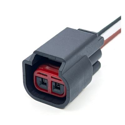 2 Pin for Car Dashboard, Middle Range Center Speaker, Ignition Coil, Electronic Connector, Wiring Harness, Plug Compatible with F~rd Fox Mondeo E4014 (Color : 2P Female, Size
