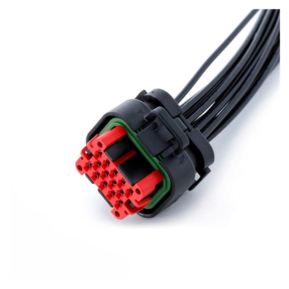 BUIEX Tyco AMP 8 14 23 35 Pin Auto ECU Electrical Connector with Cable EPEC 2024 PCB Plug Wiring Harness 770680-1 776273-1 776164-1 (Color : 14P Wire Harness, Size : 1 Pc)