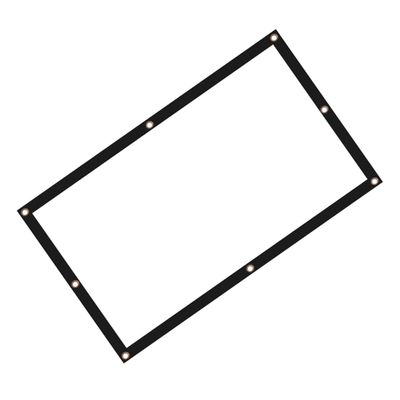 KONTONTY 1pc Portable Projection Screen Crease High-end Fiber for Home Theater Business Education Easy Installation Design