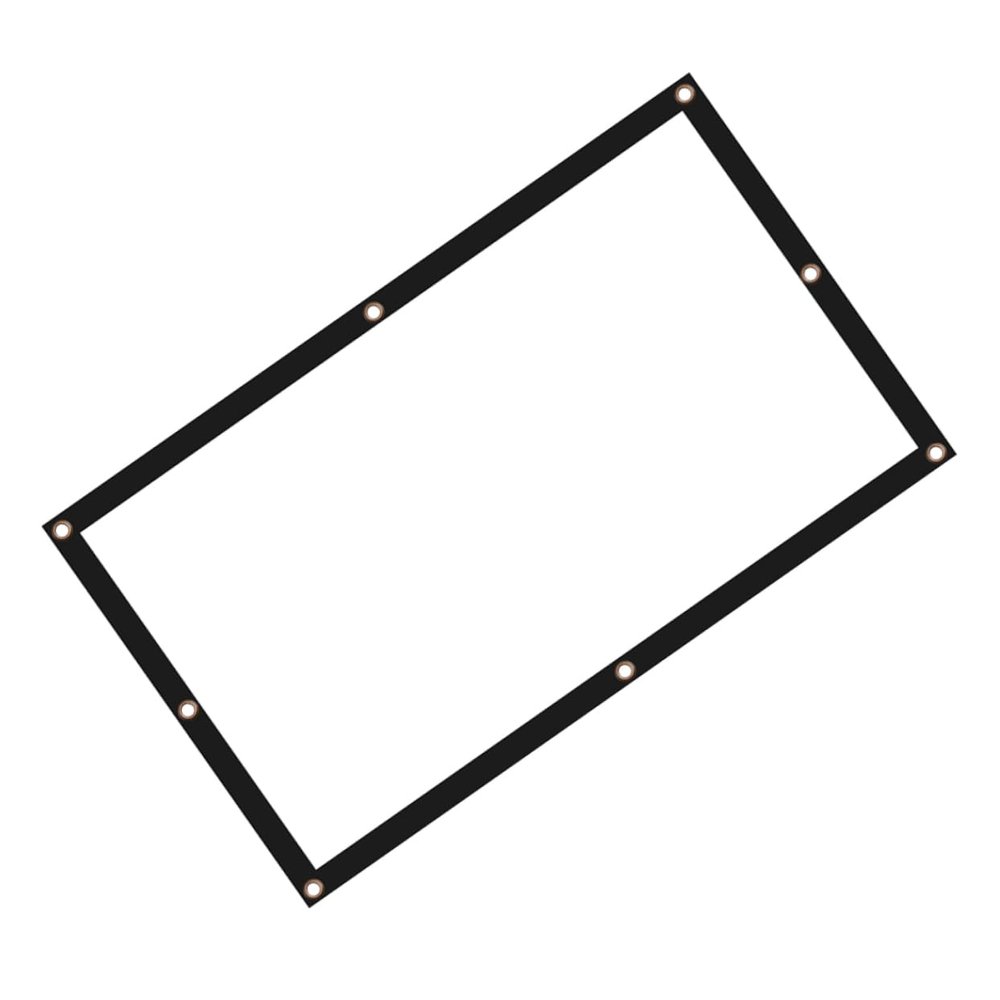 KONTONTY 1pc Portable Projection Screen Crease High-end Fiber for Home Theater Business Education Easy Installation Design