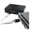 CHANNlCY USB Type A USB 2.0 Female to Ethernet Male Plug Adapter Converter Connector QJY99, Black view 2