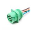 BUIEX 9Pin Deutsch Car Green Circular Aviation Electronic Connector Wiring Harness Compatible with Track J1939 HD16-9-1939S-P080 HD10-9-1939P-P080 (Color : 9P Male, Size : 1 Pc with 15cm Wire) view 3