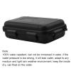 Odorkle Outdoor Shockproof Box, Shockproof Sealed Container Storage Case for Outdoor Survival (Black) view 4