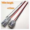 Buxns Dj7021y-4.8 Car Harness Waterproof Connector 2/3/4 Pin Electronic Fan Control Motor Male and Female Wire Length 15cm(3p Strip line,1sets) view 3