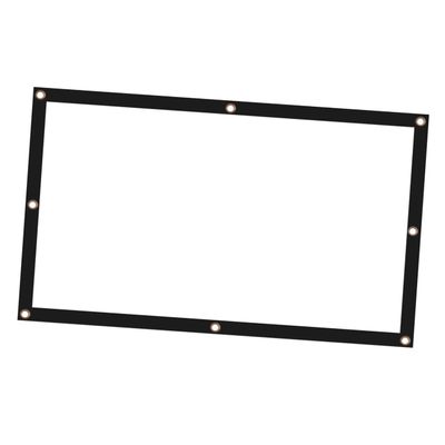 KONTONTY 1pc Portable Projector Screen Crease High-end Fiber Projection Screen for Home Theater Business and Education Easy Setup for Outdoor and Indoor Use