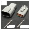 Buxns Connector Dtm04-2p Waterproof of Automobile Harness 2/3 / 4/6 / 8/12 Pin Intake Air Temperature Sensor Dtm06-2s(3p,1sets) view 1