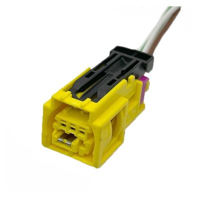4H0 972 773 Automotive Side 3-Pin Yellow Connector Harness 4G0 972 783 (Color : 3P Female, Size : 1 Set)