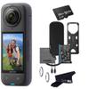 Insta360 X4 8K 360 Waterproof Action Camera, 8K 360, Stabilization, Touch Screen, AI Editing, Live Streaming, Webcam, Voice Control (256GB), Black view 1