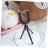 Veemoon Retractable Mini Tripod for Mobile Phones and Cameras Compact Section Design Compatibility for Smartphones for Desktop Photography and Outdoor Use Black view 2