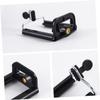 Veemoon Retractable Mini Tripod for Mobile Phones and Cameras Compact Section Design Compatibility for Smartphones for Desktop Photography and Outdoor Use Black view 3