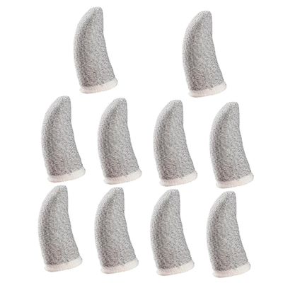 FOMIYES 10pcs Flexible Finger Sleeves Thin Finger Protectors for Mobile Gaming Comfortable Game Props Sweat Design for Enhanced Performance