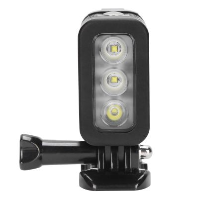 Cryfokt Underwater Lights, Dive Light,LED High Power Dimmable LED Video Light, 45M LED Video Diving Fill Light Underwater for Camera,Fill Night Light