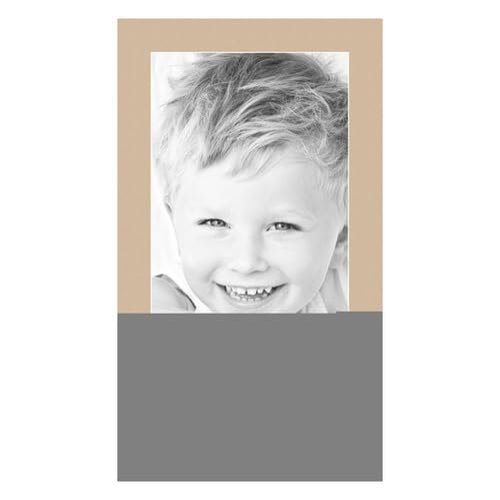 10x20 Dune/Scotch Mist Custom Mat for Picture Frame with 6x16 Opening Size (Mat Only, Frame NOT Included) - 8 Pack
