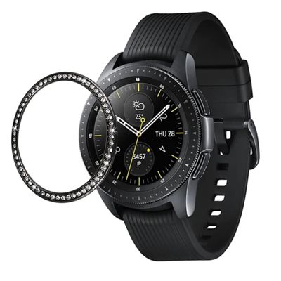 DOITOOL Ring Bezel Loop Cover Scratch Collision Protector for Watch Stylish Bezel Ring Rhinestone Inlay Upgraded Visual Appeal for Fashion Enthusiasts
