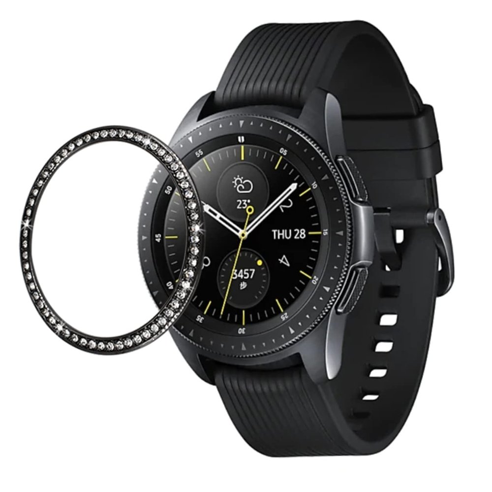 DOITOOL Ring Bezel Loop Cover Scratch Collision Protector for Watch Stylish Bezel Ring Rhinestone Inlay Upgraded Visual Appeal for Fashion Enthusiasts