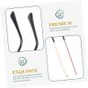 DirectNine Basics 1 Pair Spectacle Legs Eyewear Eyeglass Arm Leg Glasses Temple Black Frames Tooth Gem Black Glasses Eyeglasses Retainer Black Metal Sunglasses Plastic Replace Men and Women, 14X3CM, Rose Gold view 4