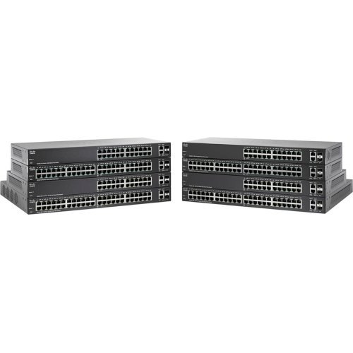 OEM Cisco Small Business Smart Plus Sg220-50P - Switch - Managed - 4 X 10/100/1000 (Poe+) + 44 X 10/100/1000 (Poe) + 2 X Combo Gigabit Sfp - Desktop, Rack-Mountable - Poe+ (Renewed)