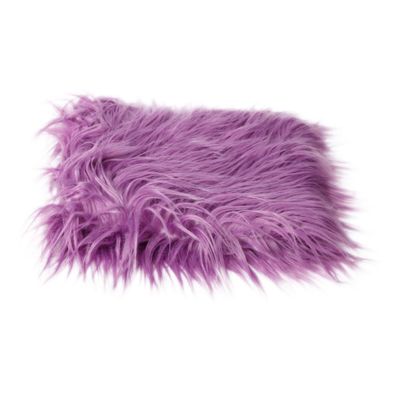 DirectNine Basics DIY Baby Photography Props Purple Fur Newborn Photography Mat Soft Supple Fur Blanket Non-Fading for Use