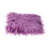 DirectNine Basics DIY Baby Photography Props Purple Fur Newborn Photography Mat Soft Supple Fur Blanket Non-Fading for Use view 1