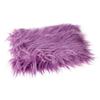 DirectNine Basics DIY Baby Photography Props Purple Fur Newborn Photography Mat Soft Supple Fur Blanket Non-Fading for Use view 3