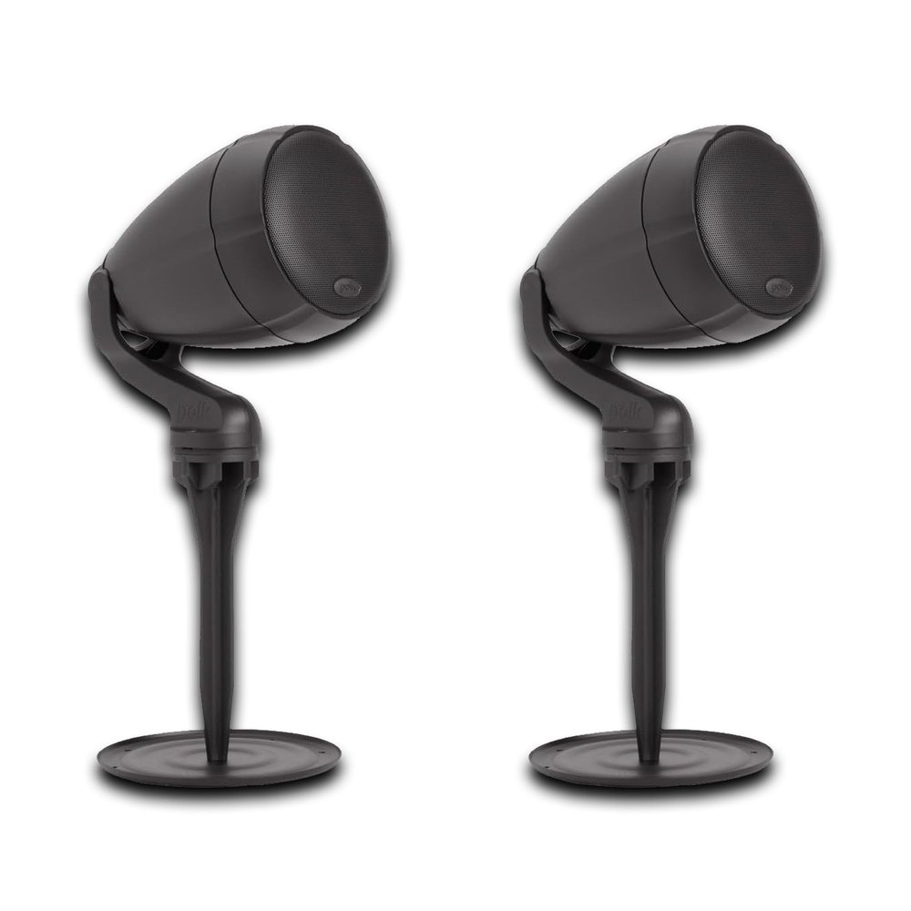 Polk Audio Atrium SAT300 Outdoor Passive Satellite Speakers - Pair (Chestnut Brown)