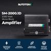 Autotek 2000 Watt 1 Channel Car Audio Amplifier with Bass Knob, High Output Class D Mono Bridged 4 Ohm Stable Input, Street Machine, SM-2000.1, Black view 2