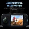 Insta360 X4 Pro Bundle-8K Waterproof 360 Action Camera with 8K 360 HDR Video, |Bundle Includes Selfie Stick, Extra 2 Batteries, Charger, Quick Reader, Mic Adapter, Lens Cap, Wind Muff view 4