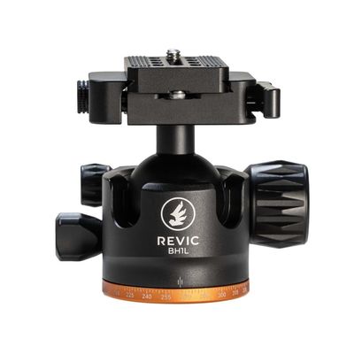 Revic BH1L Ball Head with Lever Clamp, Arca-Swiss Standard, 360 Panning, 44 lbs Load, Machined Aluminum (PD-G2060)