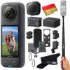Insta360 X4 Pro Bundle-8K Waterproof 360 Action Camera with 8K 360 HDR Video, |Bundle Includes Selfie Stick, Extra 2 Batteries, Charger, Quick Reader, Mic Adapter, Lens Cap, Wind Muff (512GB) view 1