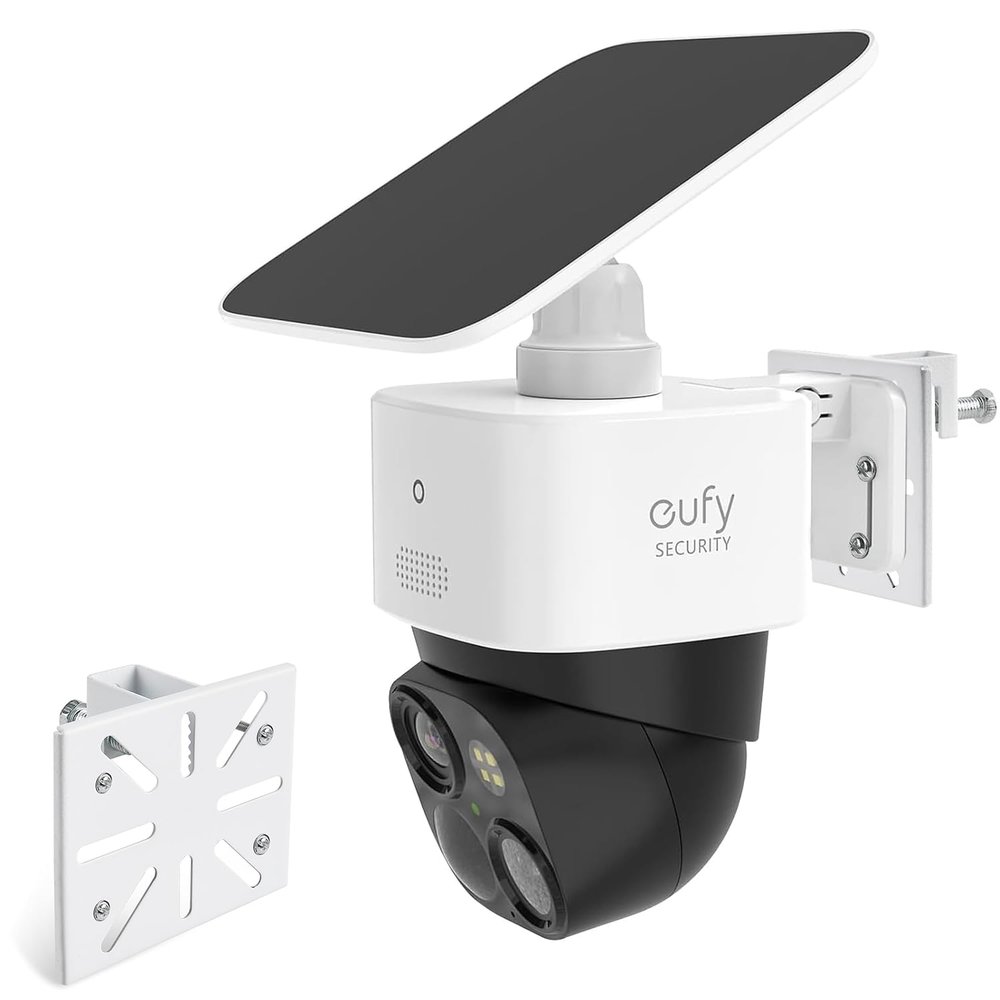 OWOKISO Gutter Mount for eufy Security Solocam S340 Solar Security Camera (White)