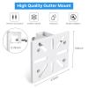OWOKISO Gutter Mount for eufy Security Solocam S340 Solar Security Camera (White) view 4
