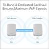 NETGEAR Orbi Whole Home Tri-Band WiFi 6 Mesh Network System (RBK753P) Router with 2 Satellite Extenders Security Features - Coverage up to 7,500 sq. ft., 75 Devices - AX5200 (Up to 5.2Gbps) view 4