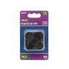 Projex Plastic Leg Tip Black Round 3/4 in. W 4 pk view 1