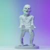 DirectNine Basics Zombie Controller Stand | Controller Stand | Gifts for Gamers, Grey view 2