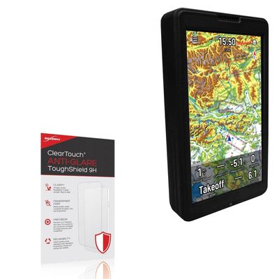 BoxWave Screen Protector Compatible with Naviter Oudie N - ClearTouch Anti-Glare ToughShield 9H (2-Pack), Anti-Glare 9H Tough Flexible Film Screen Protector