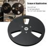 1 4 7 Inch Empty Aluminum Alloy Take Up Reel to Reel Small Hub Univers Aluminum Alloy 1 Four 7 Inch Empty Tape Reel Is Product of Aluminum Alloy 7 Inch: This Is an Empty view 3