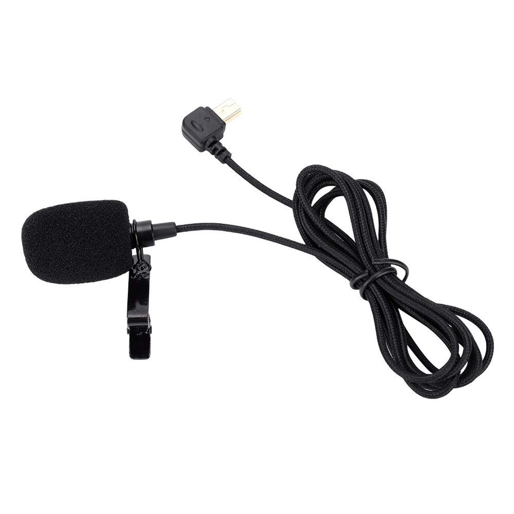 CFTGIW 1.5m Portable Clip On Mic Directional Microphone for SJ6 Le Lavalier Microphone Lavalier Clip On Design Can Be Clipped On Collar or Other ApplicableMode:- with 4m