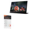 BoxWave Screen Protector Compatible with Lenovo ThinkVision M14t - ClearTouch Anti-Glare ToughShield 9H (2-Pack), Anti-Glare 9H Tough Flexible Film Screen Protector view 1