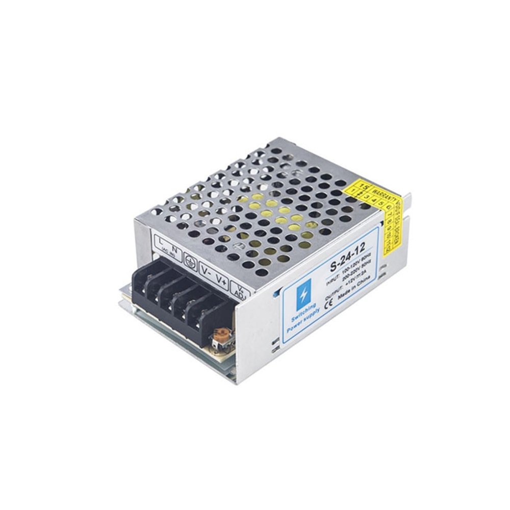 ZCERA 12V2A Switching Power Supply 24W Light bar Monitoring Power Supply 12V Series LED Switching Power Supply