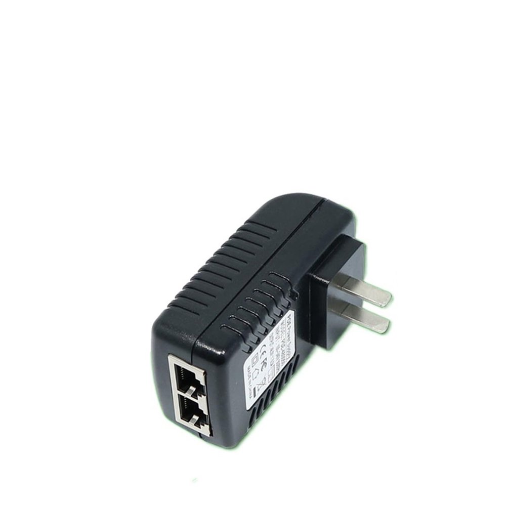 24V48V 100 Gigabit Wall Plug Wireless Network Bridge Camera Monitoring Power Supply POE Power Adapter (Size : 101-30W-48V0.625A)