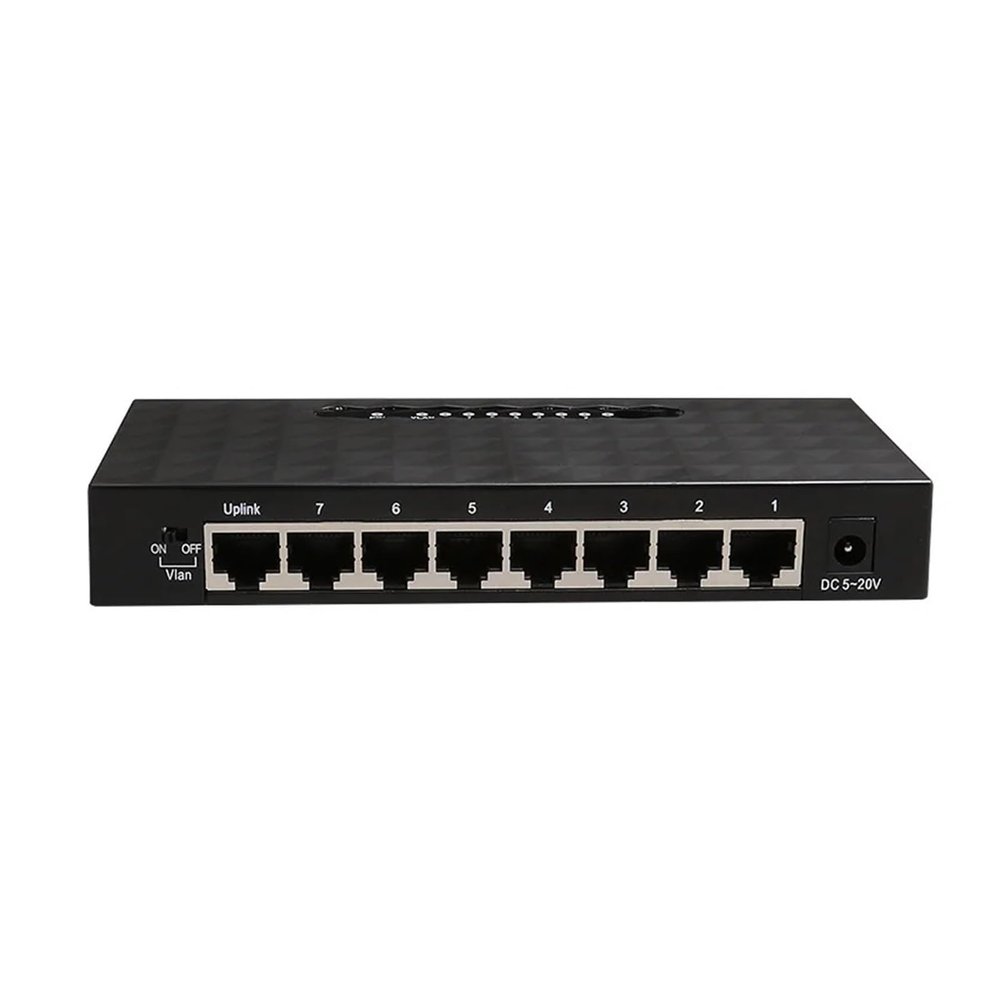 8-Port 1000Mbps Gigabit Network Switch Ethernet Smart Switch High Performance RJ45 Hub Internet Splitter (Size : US 8 Port 1000Mbps)