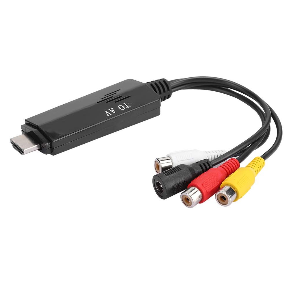 CFTGIW to Converter Adapter Cable 1080P to AV CVBs Composi Convert for Sign to Chip Convert for Sign to Device and con Convert Hd for